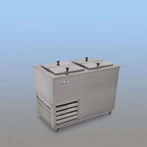 فریزر صندوقی 4 درب کوچک استیل ESF210