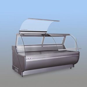 یخچال فروشگاهی شیشه خم غزال 2 متر متحرک ESF504